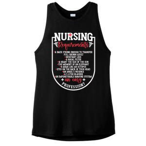 Nursing Profession Requirets Nurse Medical Student Gift Ladies PosiCharge Tri-Blend Wicking Tank