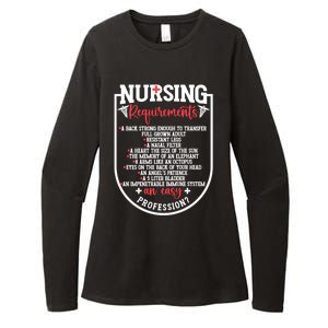 Nursing Profession Requirets Nurse Medical Student Gift Womens CVC Long Sleeve Shirt