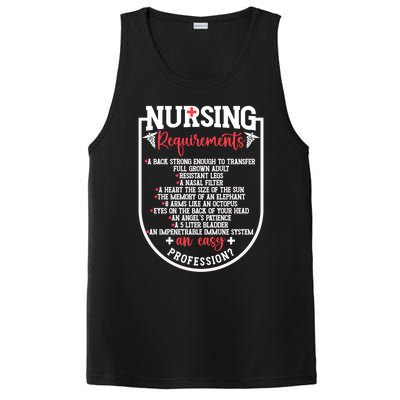 Nursing Profession Requirets Nurse Medical Student Gift PosiCharge Competitor Tank