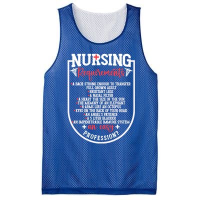 Nursing Profession Requirets Nurse Medical Student Gift Mesh Reversible Basketball Jersey Tank