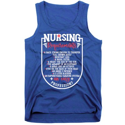 Nursing Profession Requirets Nurse Medical Student Gift Tank Top