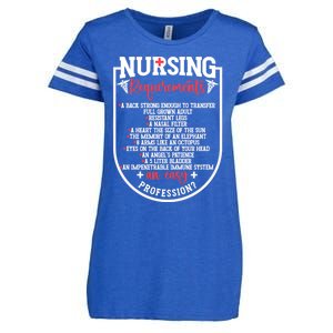 Nursing Profession Requirets Nurse Medical Student Gift Enza Ladies Jersey Football T-Shirt