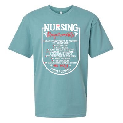 Nursing Profession Requirets Nurse Medical Student Gift Sueded Cloud Jersey T-Shirt