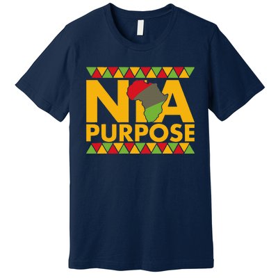 Nia Purpose Seven 7 Principles Of Kwanzaa African American Premium T-Shirt