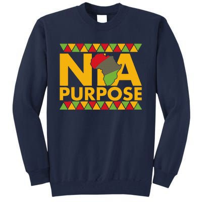 Nia Purpose Seven 7 Principles Of Kwanzaa African American Tall Sweatshirt