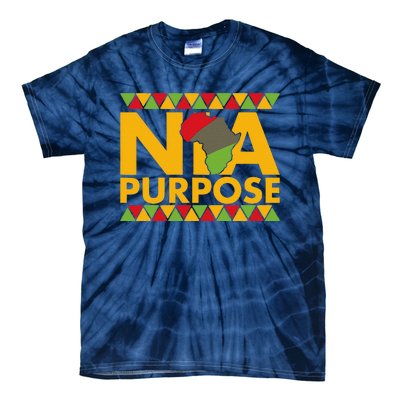 Nia Purpose Seven 7 Principles Of Kwanzaa African American Tie-Dye T-Shirt