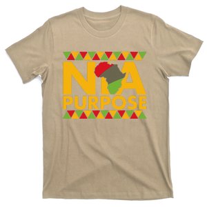 Nia Purpose Seven 7 Principles Of Kwanzaa African American T-Shirt