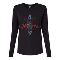 Nazare Portugal Surfing Vintage Womens Cotton Relaxed Long Sleeve T-Shirt