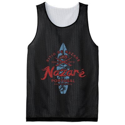 Nazare Portugal Surfing Vintage Mesh Reversible Basketball Jersey Tank
