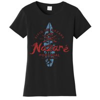 Nazare Portugal Surfing Vintage Women's T-Shirt