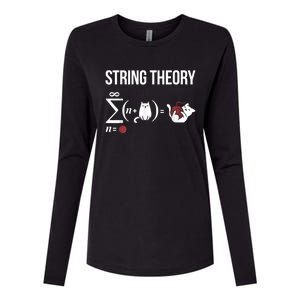 Nerd Physics Student Science Stringtheory Womens Cotton Relaxed Long Sleeve T-Shirt