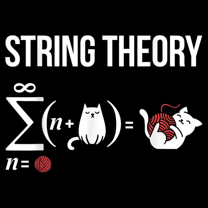 Nerd Physics Student Science Stringtheory Full-Length Apron With Pockets