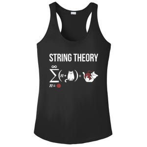 Nerd Physics Student Science Stringtheory Ladies PosiCharge Competitor Racerback Tank