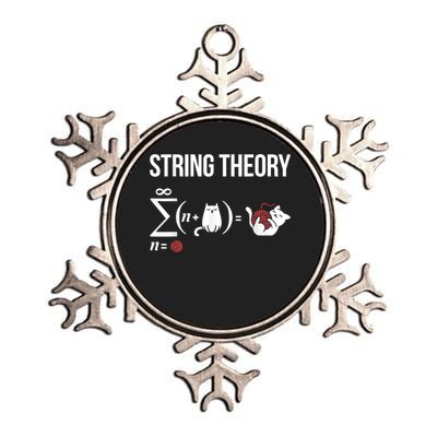 Nerd Physics Student Science Stringtheory Metallic Star Ornament