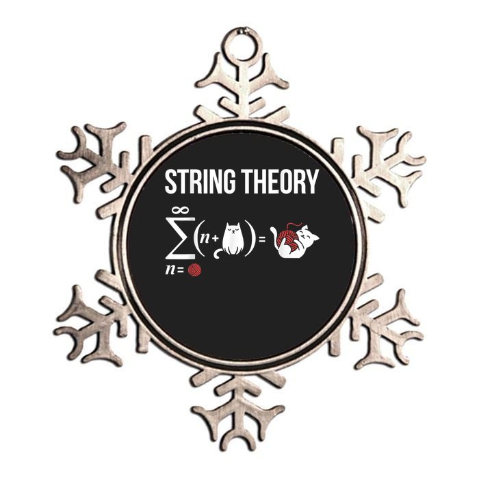 Nerd Physics Student Science Stringtheory Metallic Star Ornament