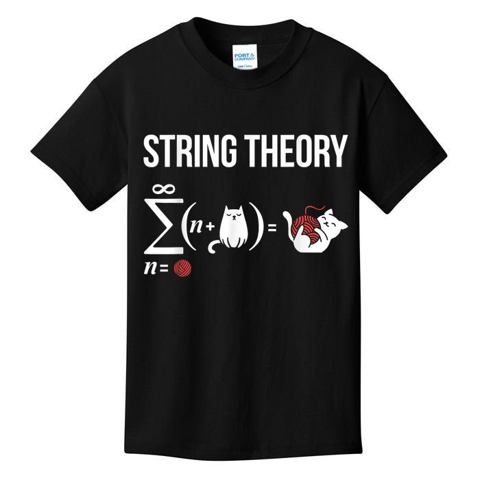 Nerd Physics Student Science Stringtheory Kids T-Shirt
