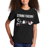 Nerd Physics Student Science Stringtheory Kids T-Shirt