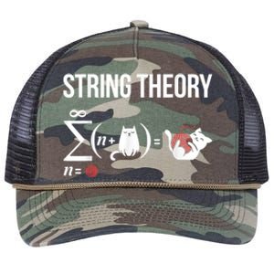 Nerd Physics Student Science Stringtheory Retro Rope Trucker Hat Cap