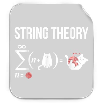 Nerd Physics Student Science Stringtheory Permanent Decal Sticker