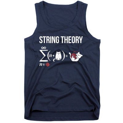 Nerd Physics Student Science Stringtheory Tank Top