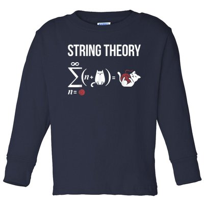 Nerd Physics Student Science Stringtheory Toddler Long Sleeve Shirt