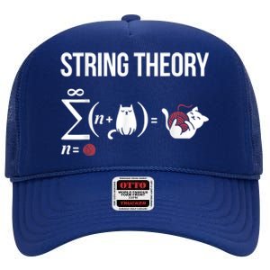 Nerd Physics Student Science Stringtheory High Crown Mesh Back Trucker Hat