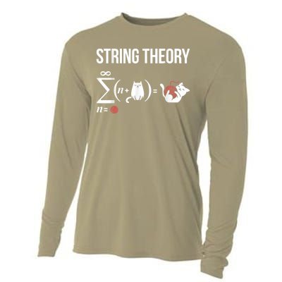 Nerd Physics Student Science Stringtheory Cooling Performance Long Sleeve Crew