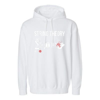 Nerd Physics Student Science Stringtheory Garment-Dyed Fleece Hoodie