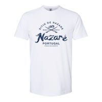 Nazare Portugal Surfing Vintage Softstyle CVC T-Shirt