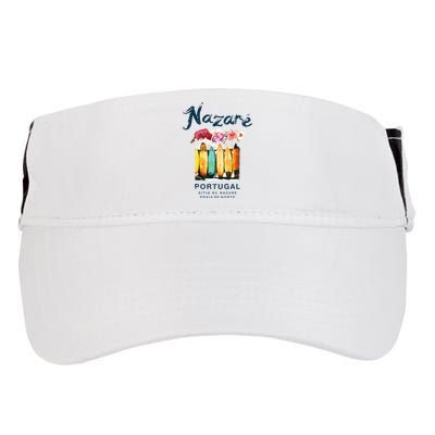 Nazare Portugal Surfing Vintage  Adult Drive Performance Visor