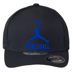 NavyBlue Pickleball Sports Logo Flexfit Unipanel Trucker Cap