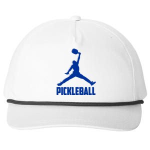 NavyBlue Pickleball Sports Logo Snapback Five-Panel Rope Hat