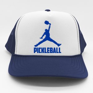 NavyBlue Pickleball Sports Logo Trucker Hat