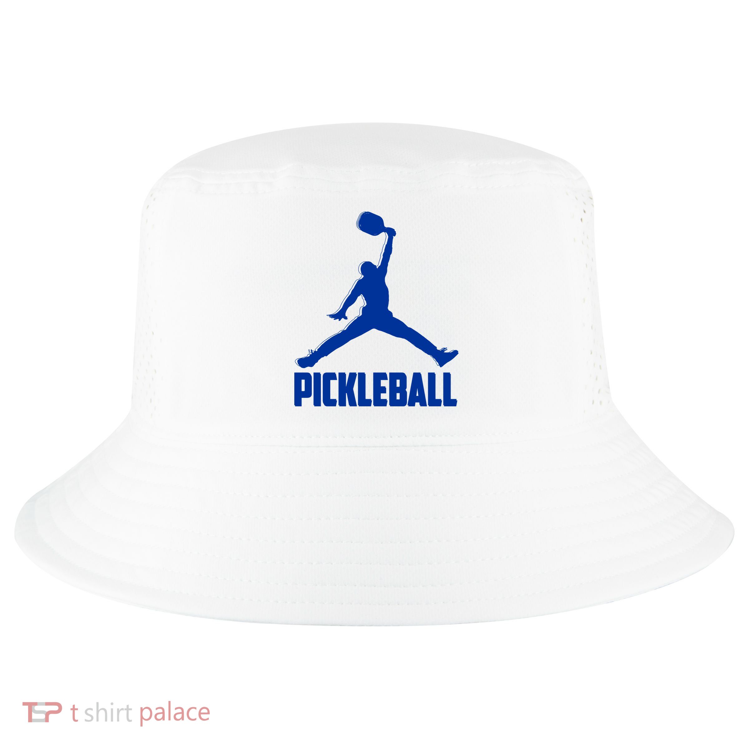 NavyBlue Pickleball Sports Logo Cool Comfort Performance Bucket Hat