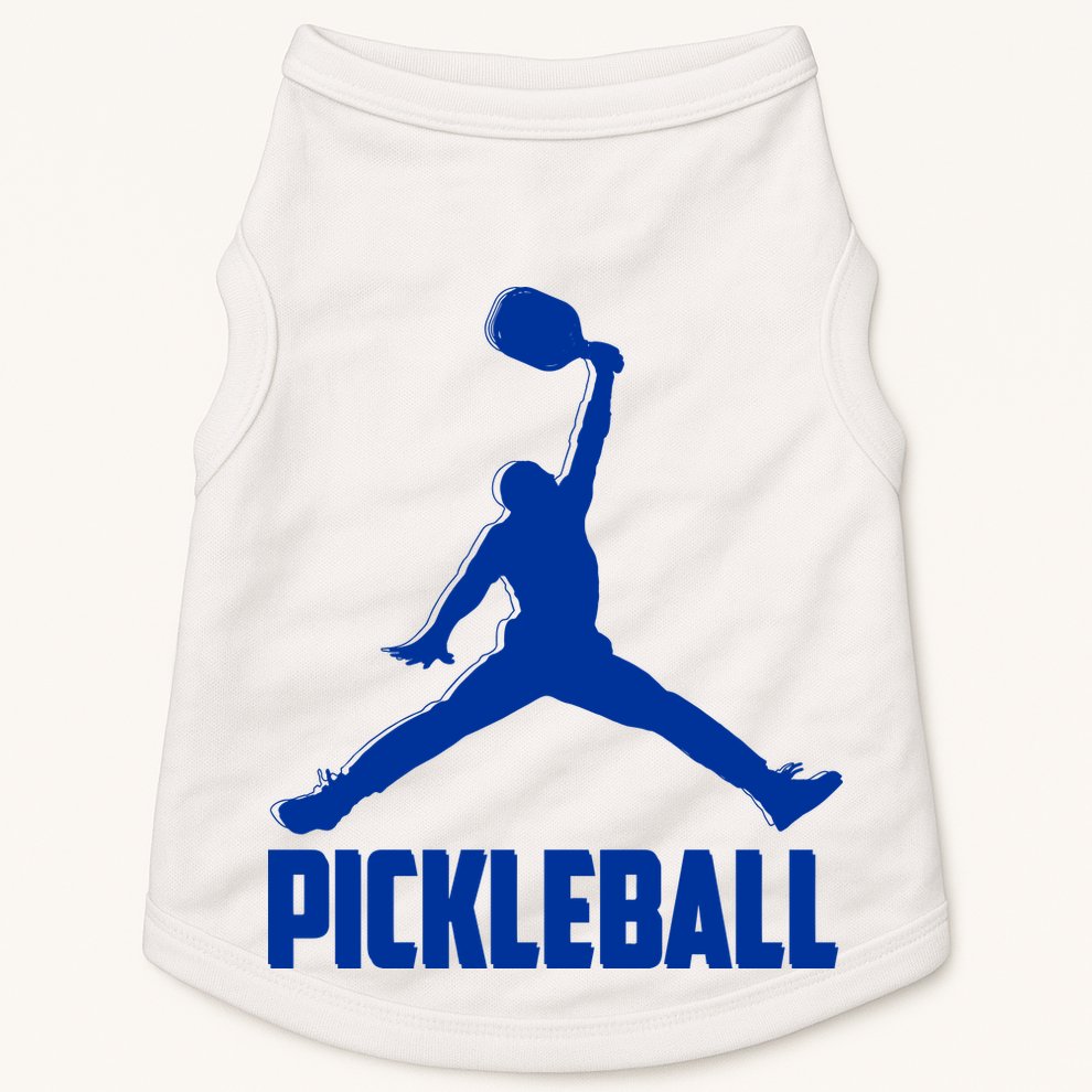 NavyBlue Pickleball Sports Logo Doggie Tank