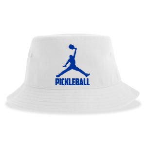 NavyBlue Pickleball Sports Logo Sustainable Bucket Hat