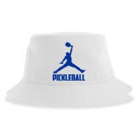 NavyBlue Pickleball Sports Logo Sustainable Bucket Hat