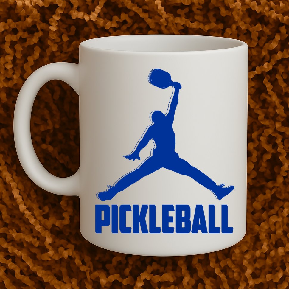 NavyBlue Pickleball Sports Logo Mug