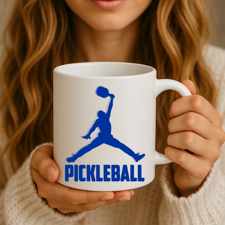 NavyBlue Pickleball Sports Logo Mug