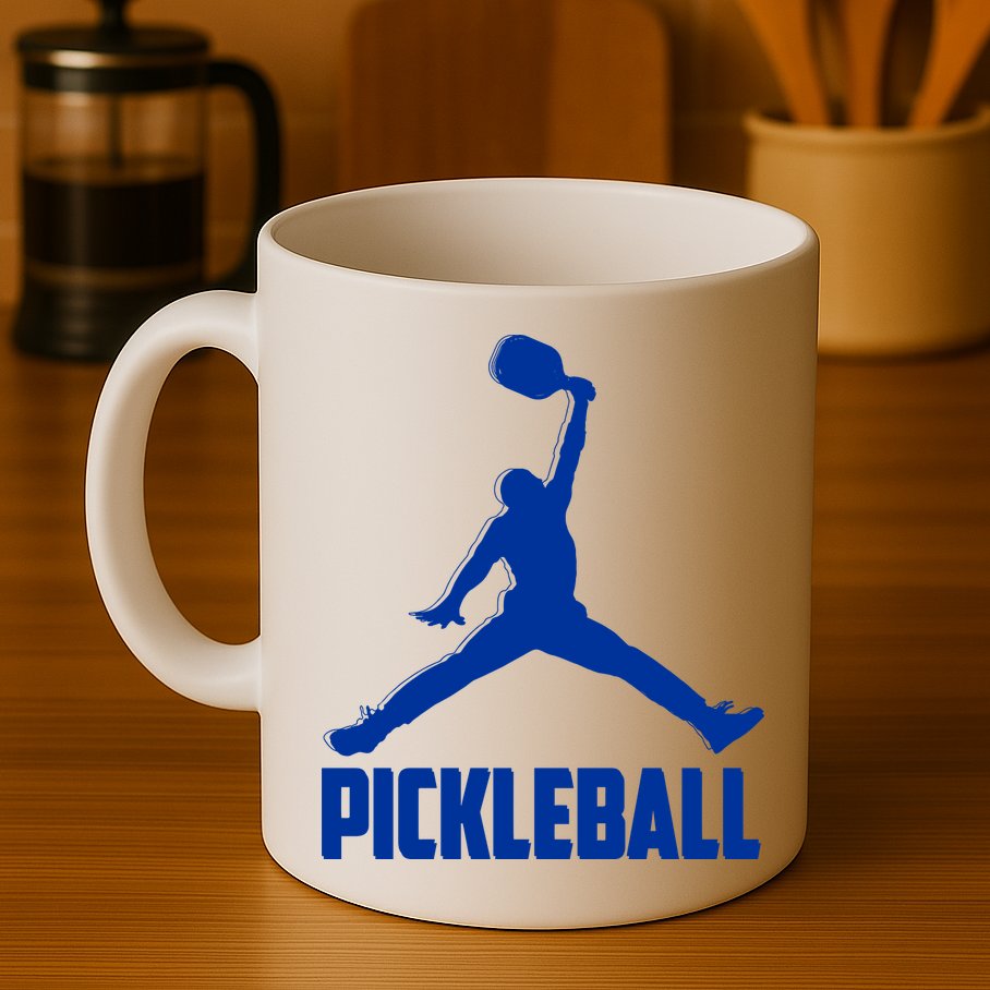 NavyBlue Pickleball Sports Logo Mug