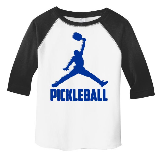 NavyBlue Pickleball Sports Logo Toddler Fine Jersey T-Shirt