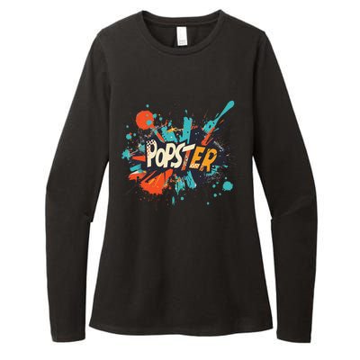 Nice Popster Statement Womens CVC Long Sleeve Shirt