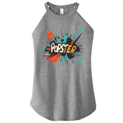 Nice Popster Statement Women's Perfect Tri Rocker Tank