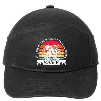 Northwest Pacific Tree Octopus The Save 7-Panel Snapback Hat