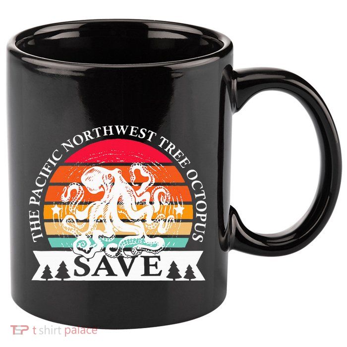 Northwest Pacific Tree Octopus The Save 11oz C Handle Ceramic Mug
