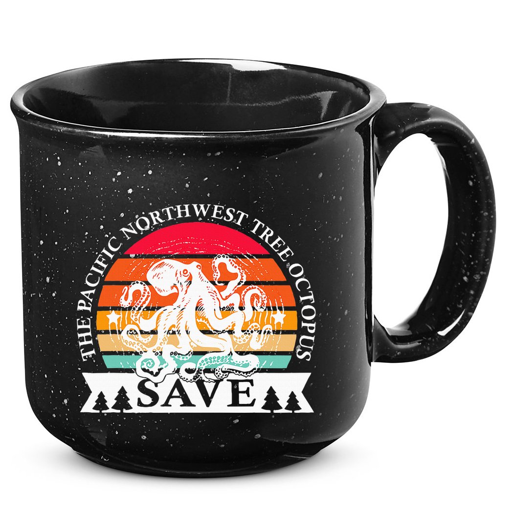 Northwest Pacific Tree Octopus The Save 15oz Campfire Ceramic Mug