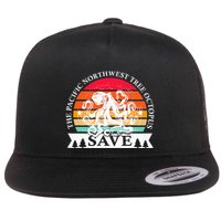 Northwest Pacific Tree Octopus The Save Flat Bill Trucker Hat