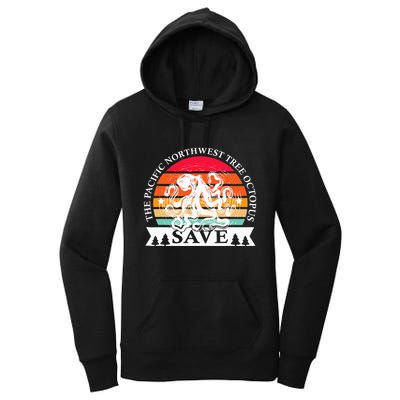 Northwest Pacific Tree Octopus The Save Women's Pullover Hoodie