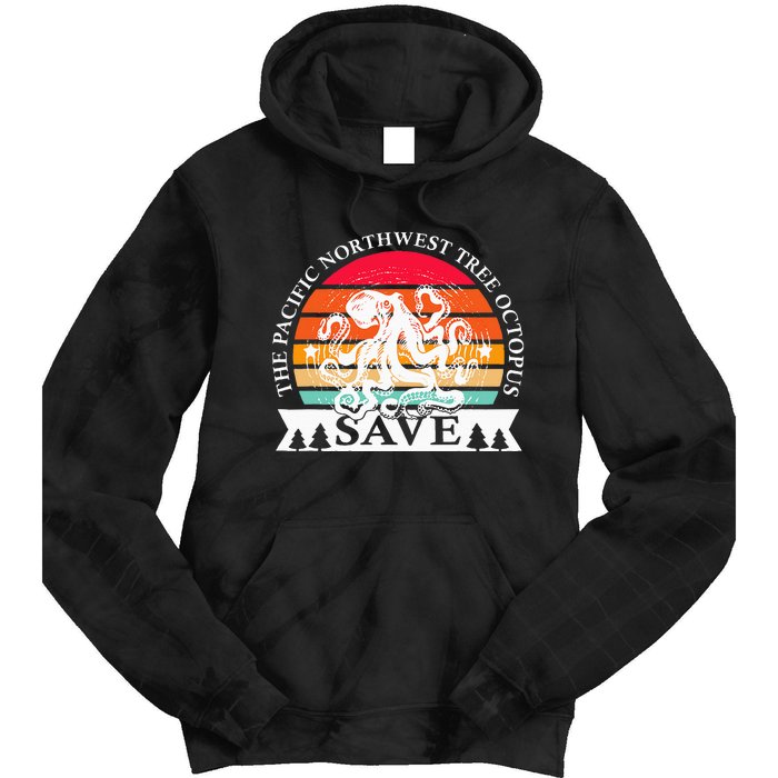 Northwest Pacific Tree Octopus The Save Tie Dye Hoodie