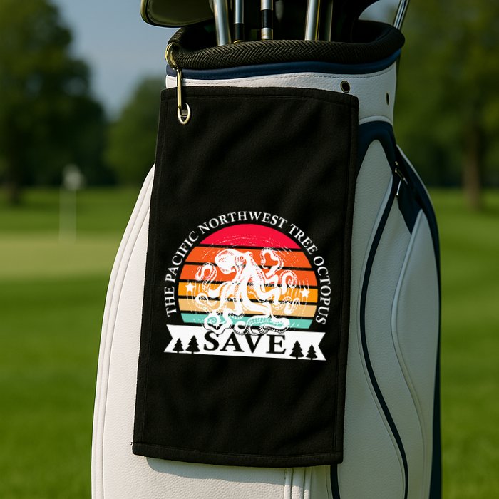 Northwest Pacific Tree Octopus The Save Golf Towel